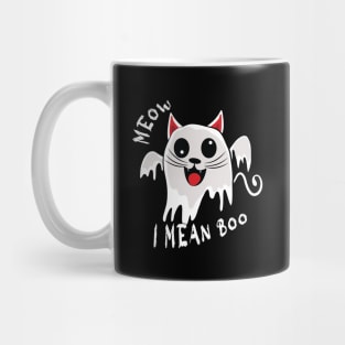 Meow I Mean Boo Mug